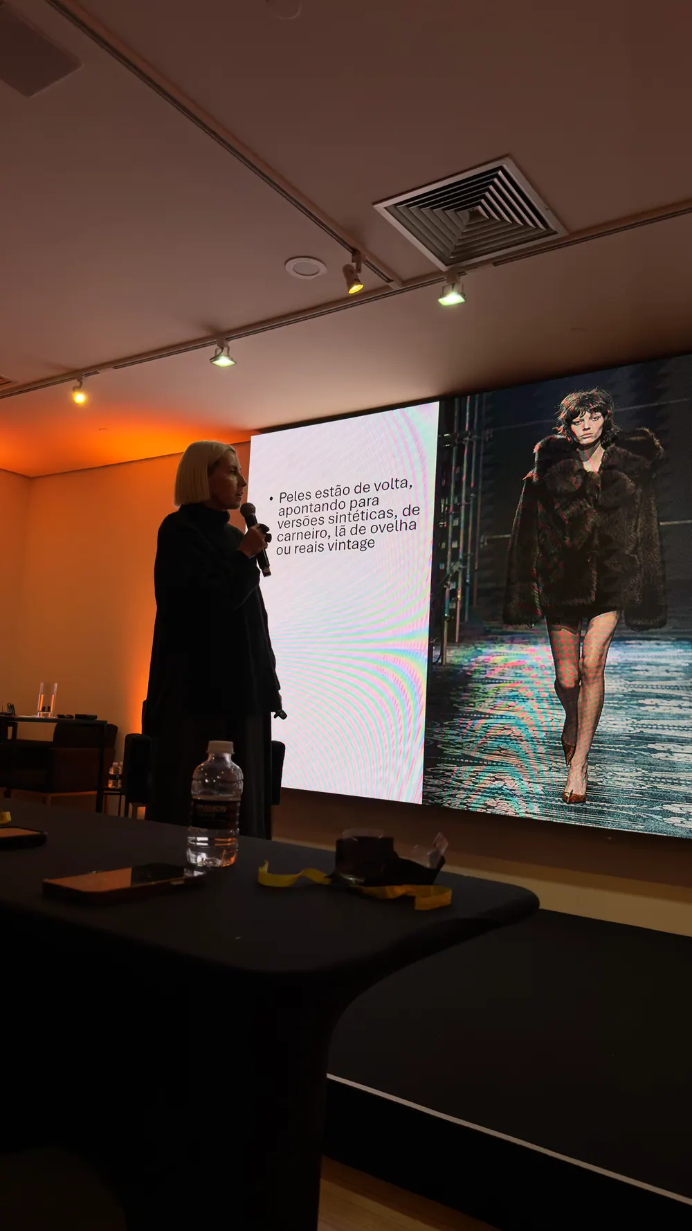 Palestra em uma Master Class Fashion Meeting
