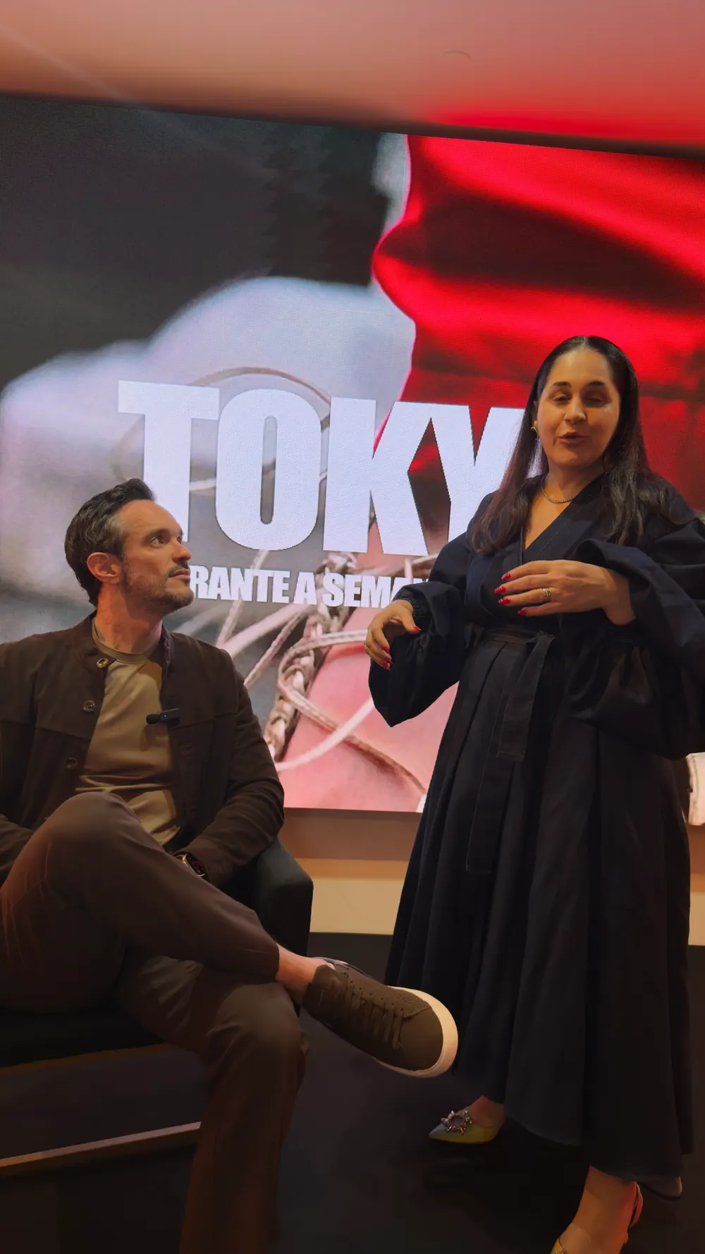 Talk com speakers em uma Master Class Fashion Meeting