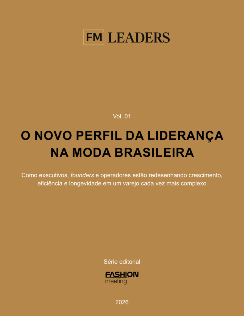 Capa do volume 1 da série FM Leaders: O novo perfil da liderança na moda brasileira