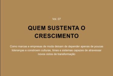 Capa do volume 7 da série FM Leaders: Quem sustenta o crescimento