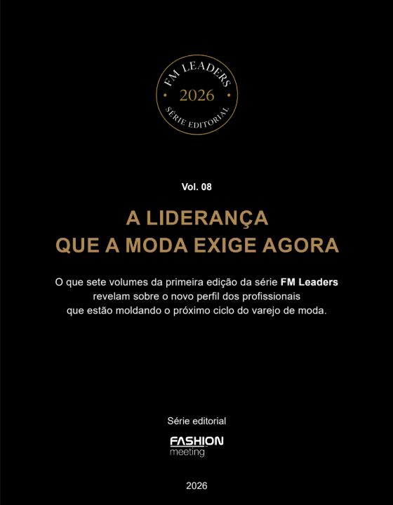 Capa do volume 8 da série FM Leaders: A liderança que a moda exige agora